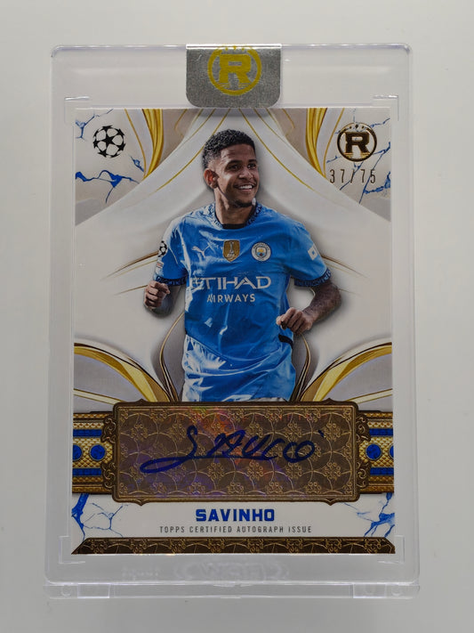Savinho auto /75 Topps Reverence 24/25