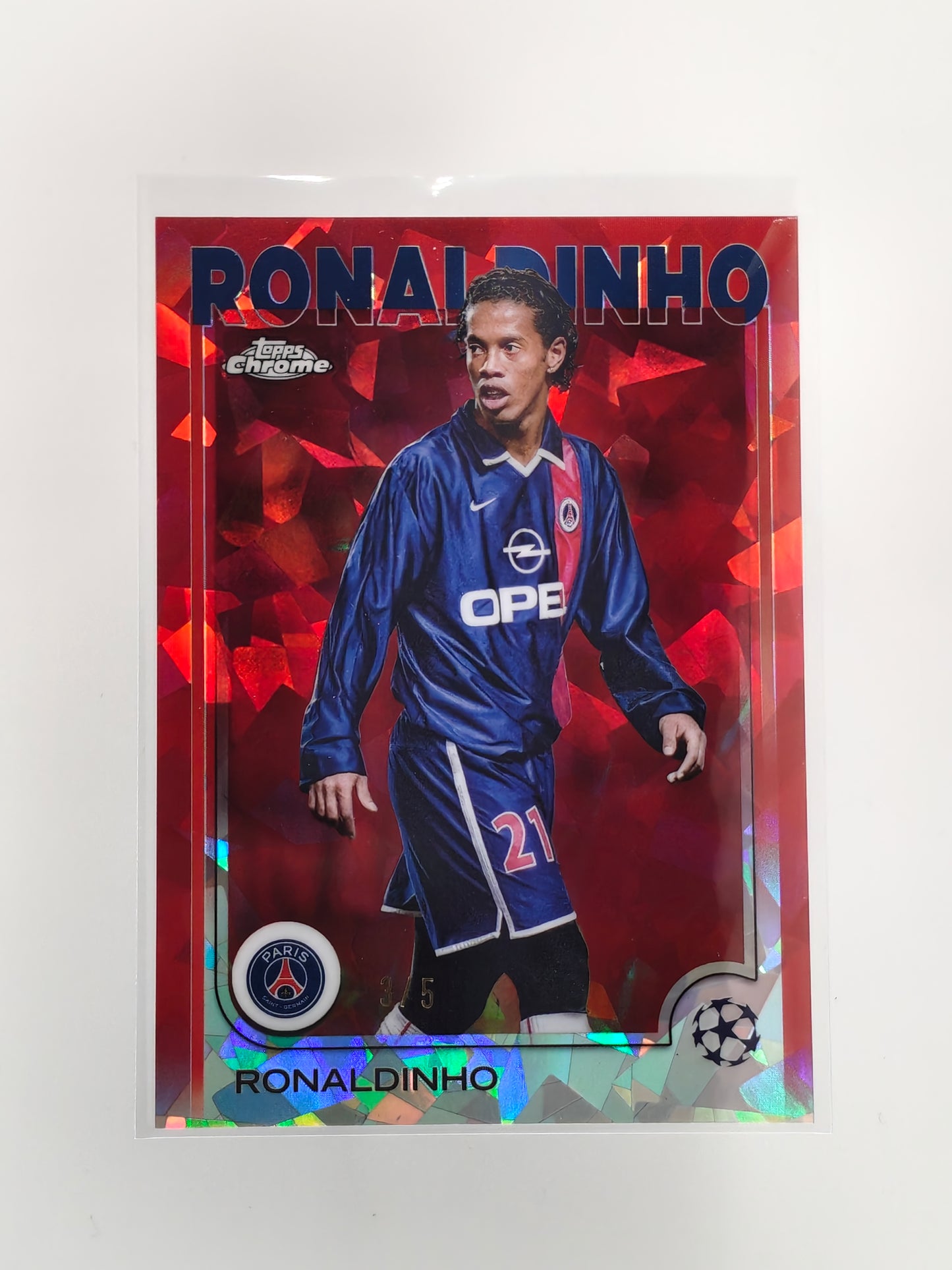 Ronaldinho sapphire /5 Topps Chrome Sapphire 24/25