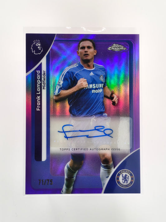 Frank Lampard auto /75 - Topps Chrome PL 25/26