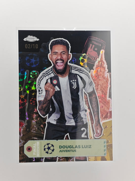 Douglas Luiz /10 Final destination starball foil - Topps Chrome 24/25