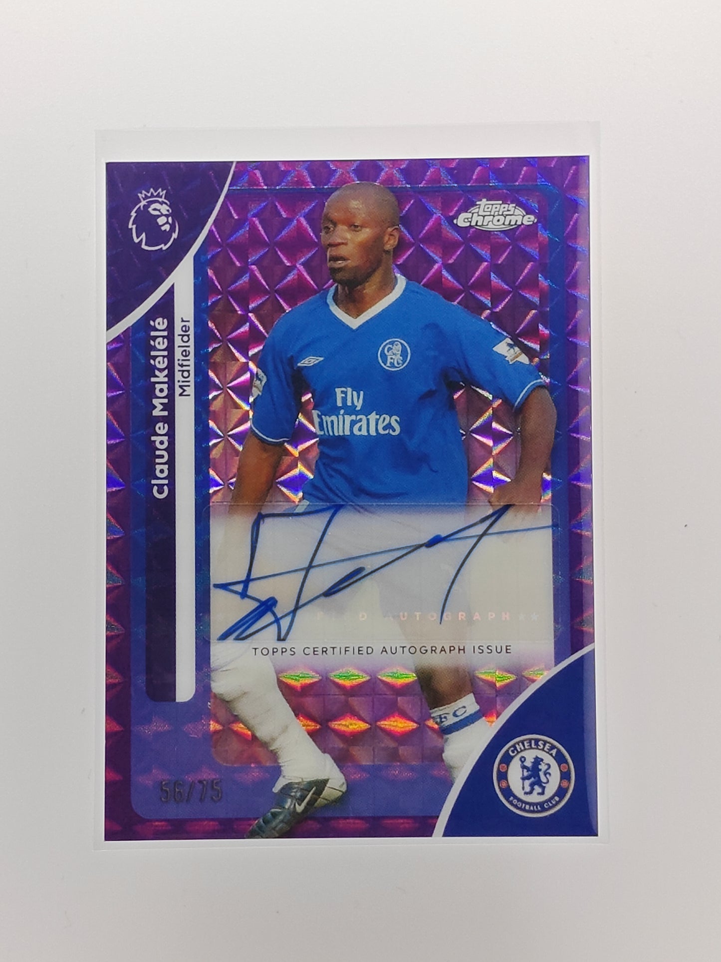 Claude Makelele auto /75 - Topps Chrome PL 25/26