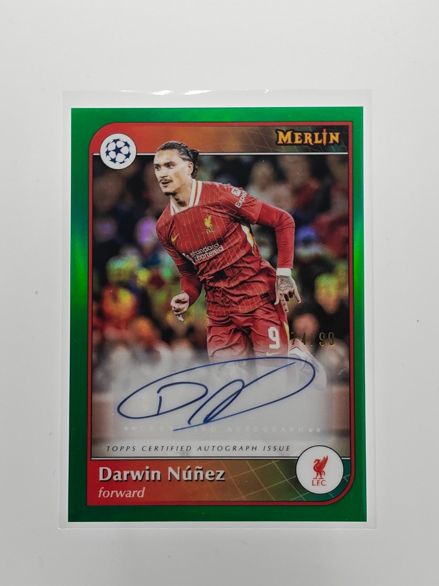 Darwin Nunez auto /99 - Topps Merlin 24/25