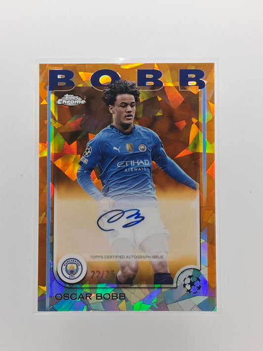 Oscar Bobb auto /25 - Topps Chrome Sapphire 24/25