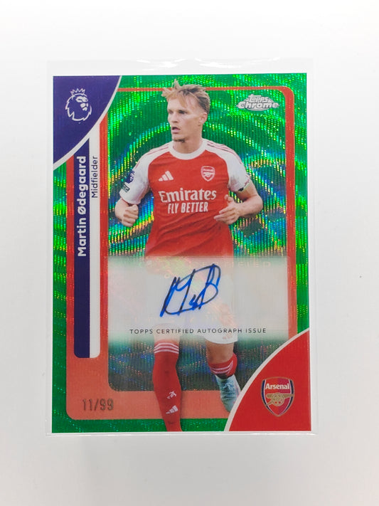 Martin Ødegaard auto /99 - Topps Chrome PL 25/26