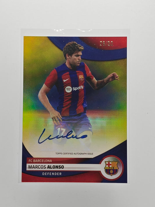 Marcos Alonso auto /50 - Barca teamset 23/24