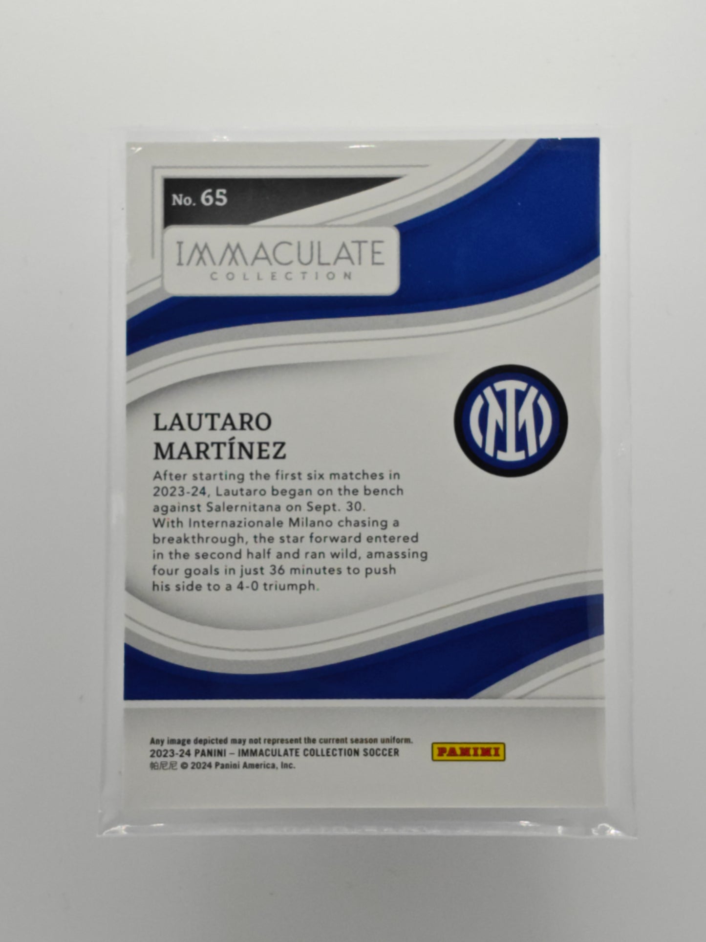 Lautaro Martinez /19 - Panini Immaculate 23/24