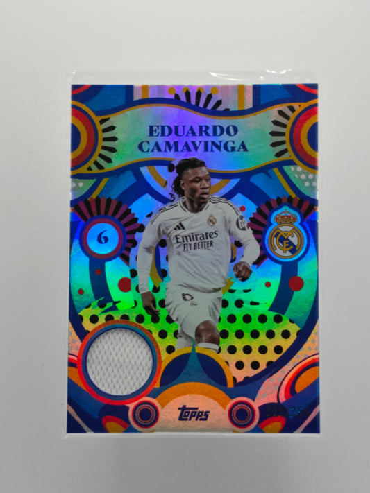 Eduardo Camavinga patch /250 - Topps Real Madrid team set 24/25