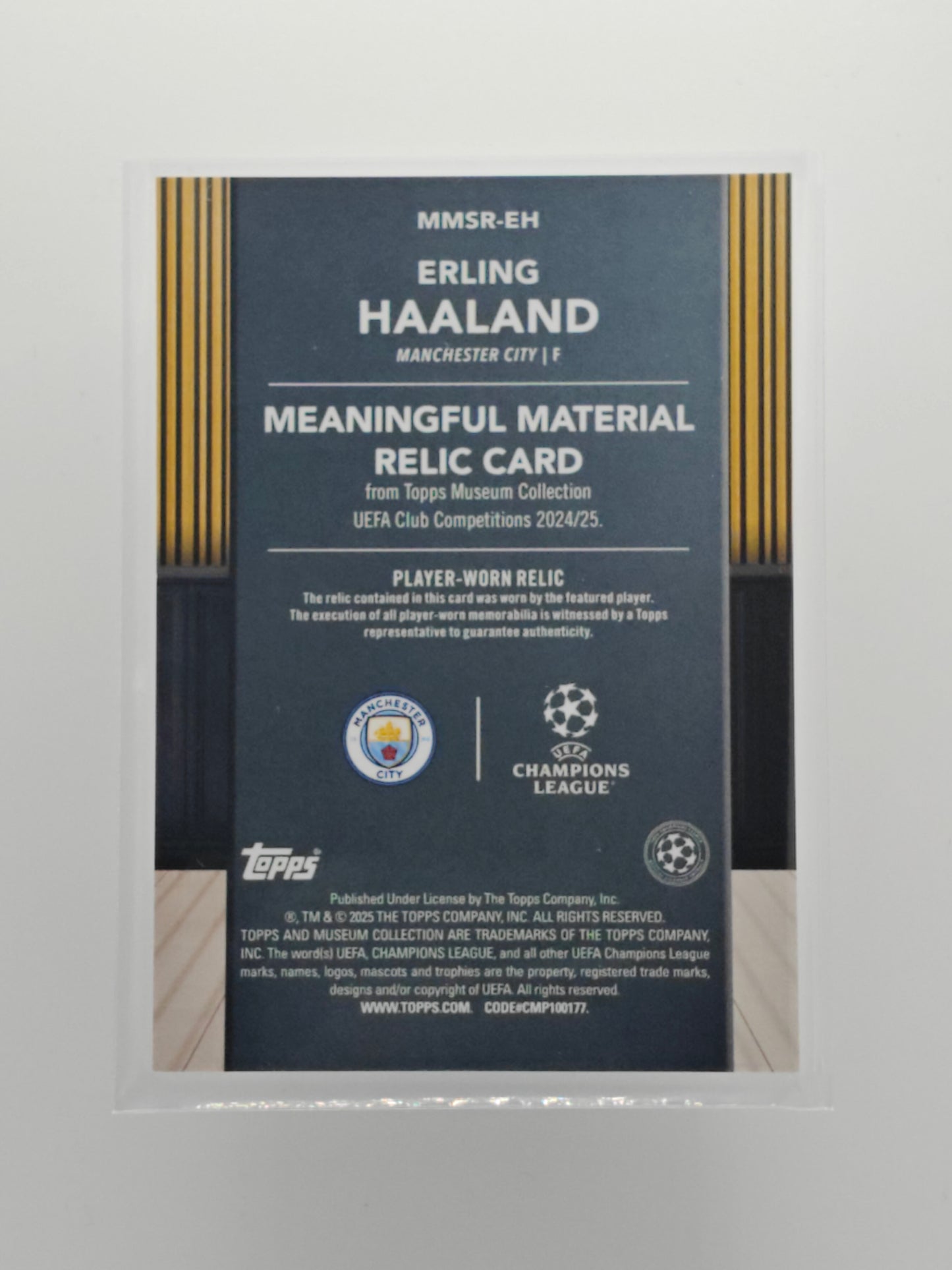 Erling Haaland patch /150 - Topps Museum 24/25