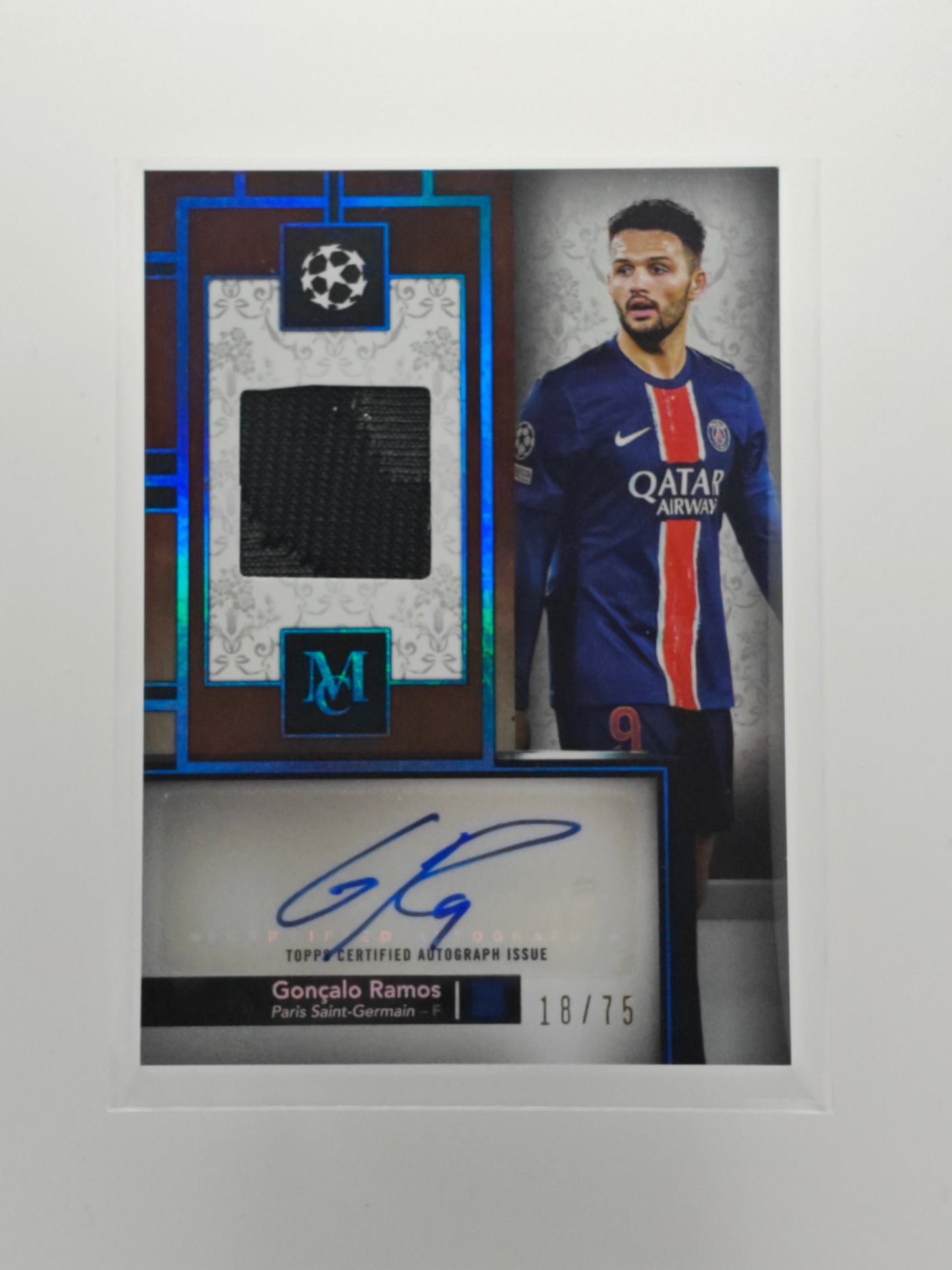 Goncalo Ramos patch/auto /75 - Topps Museum 24/25