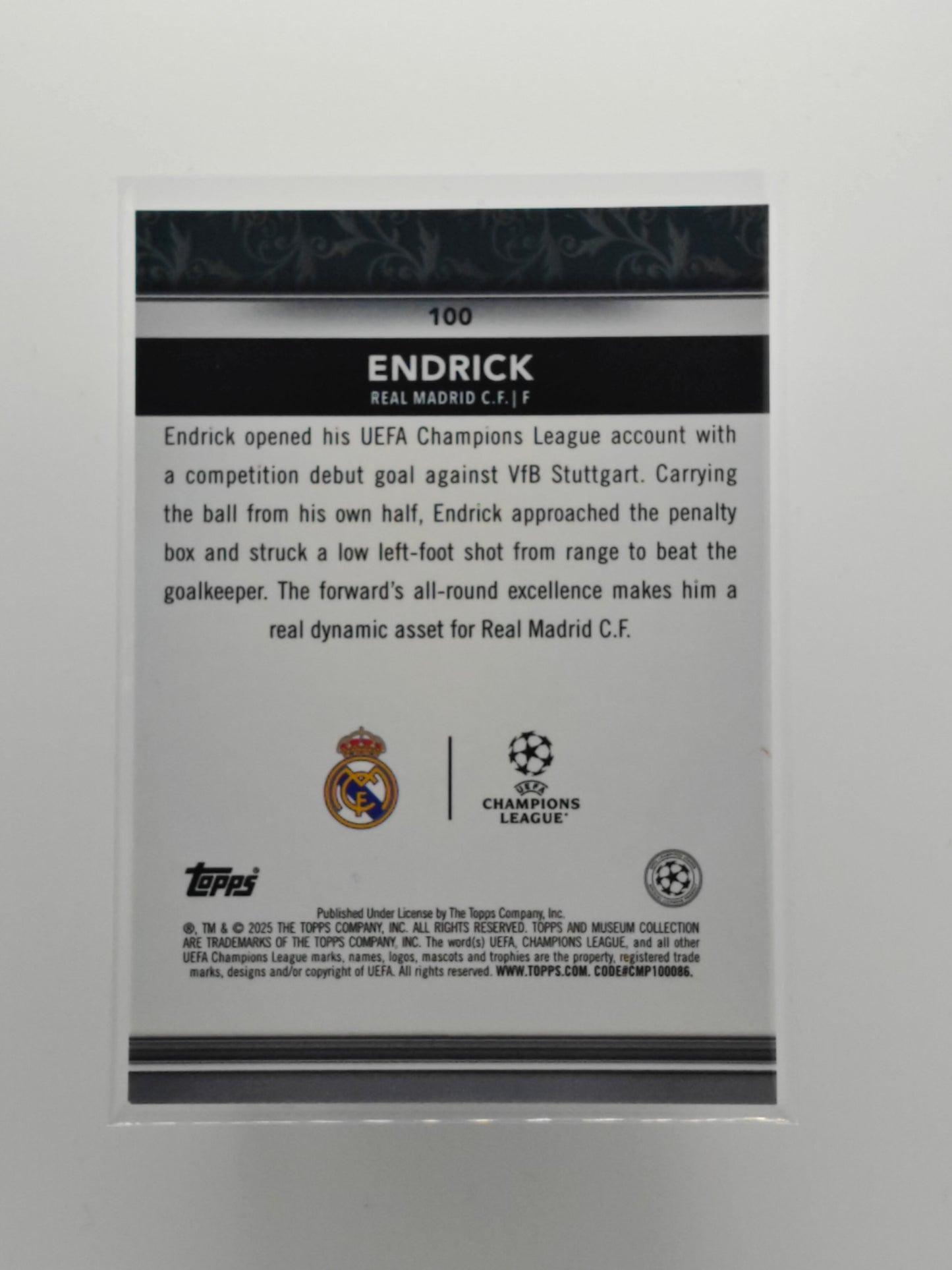 Endrick /75 RC - Topps Museum 24/25