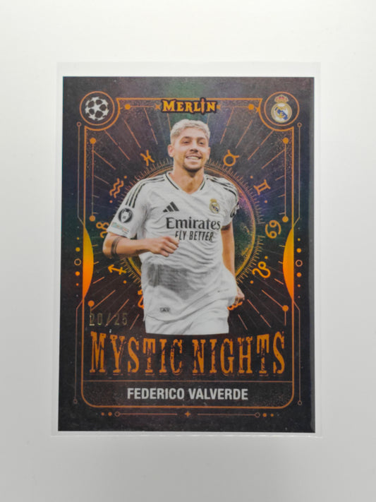 Valverde /25 Mystic Night - Topps Merlin 24/25