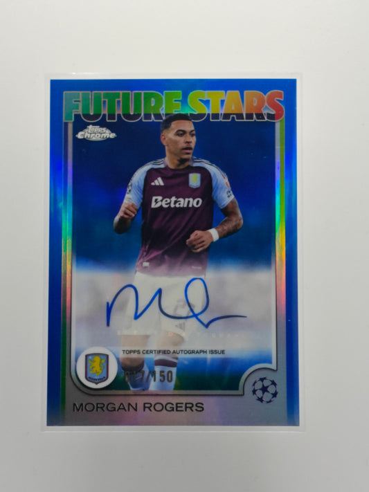 Morgan Rogers auto /150 - Topps Chrome 24/25