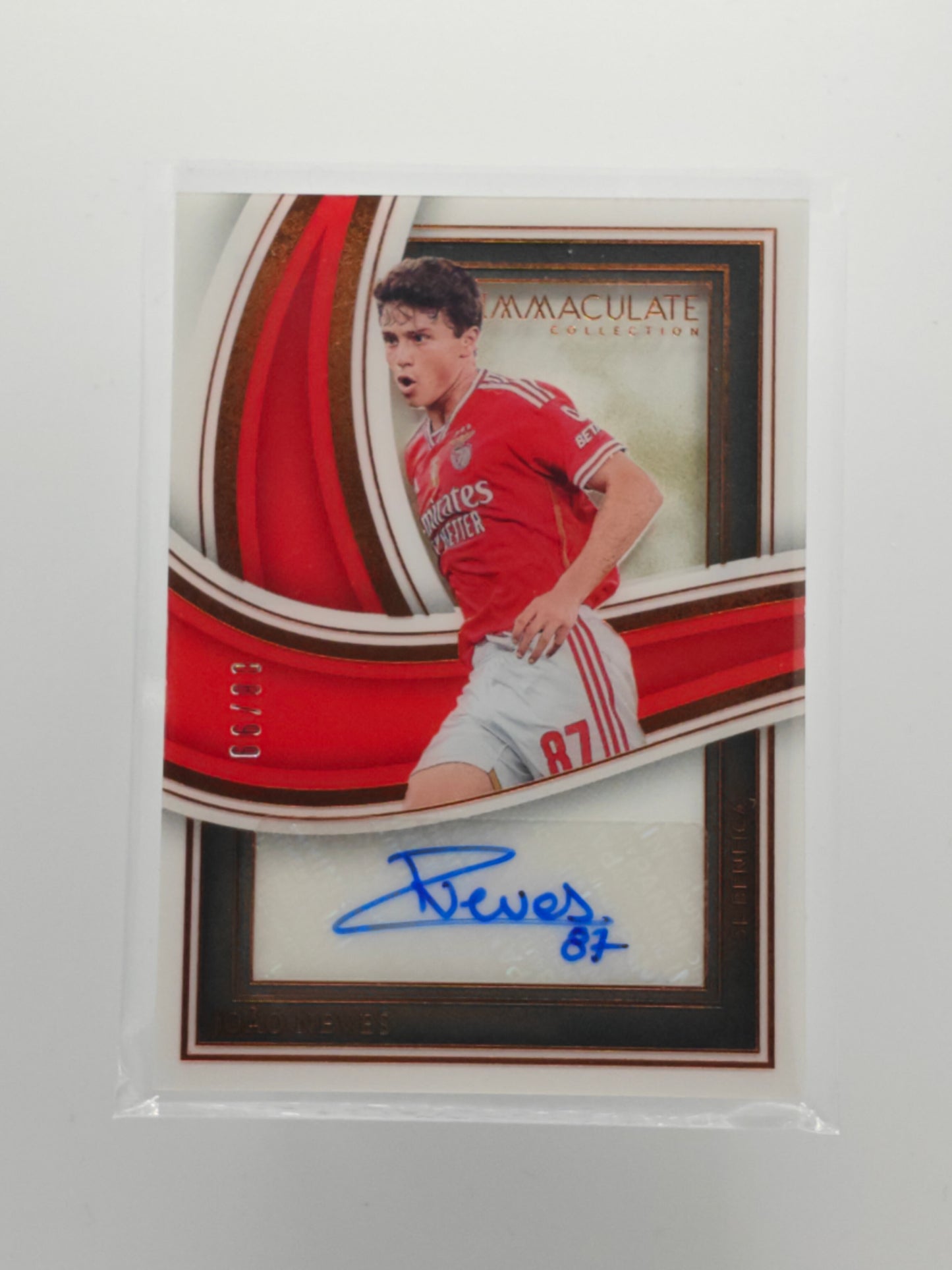 Joao Neves /99 auto - Panini Immaculate 23/24