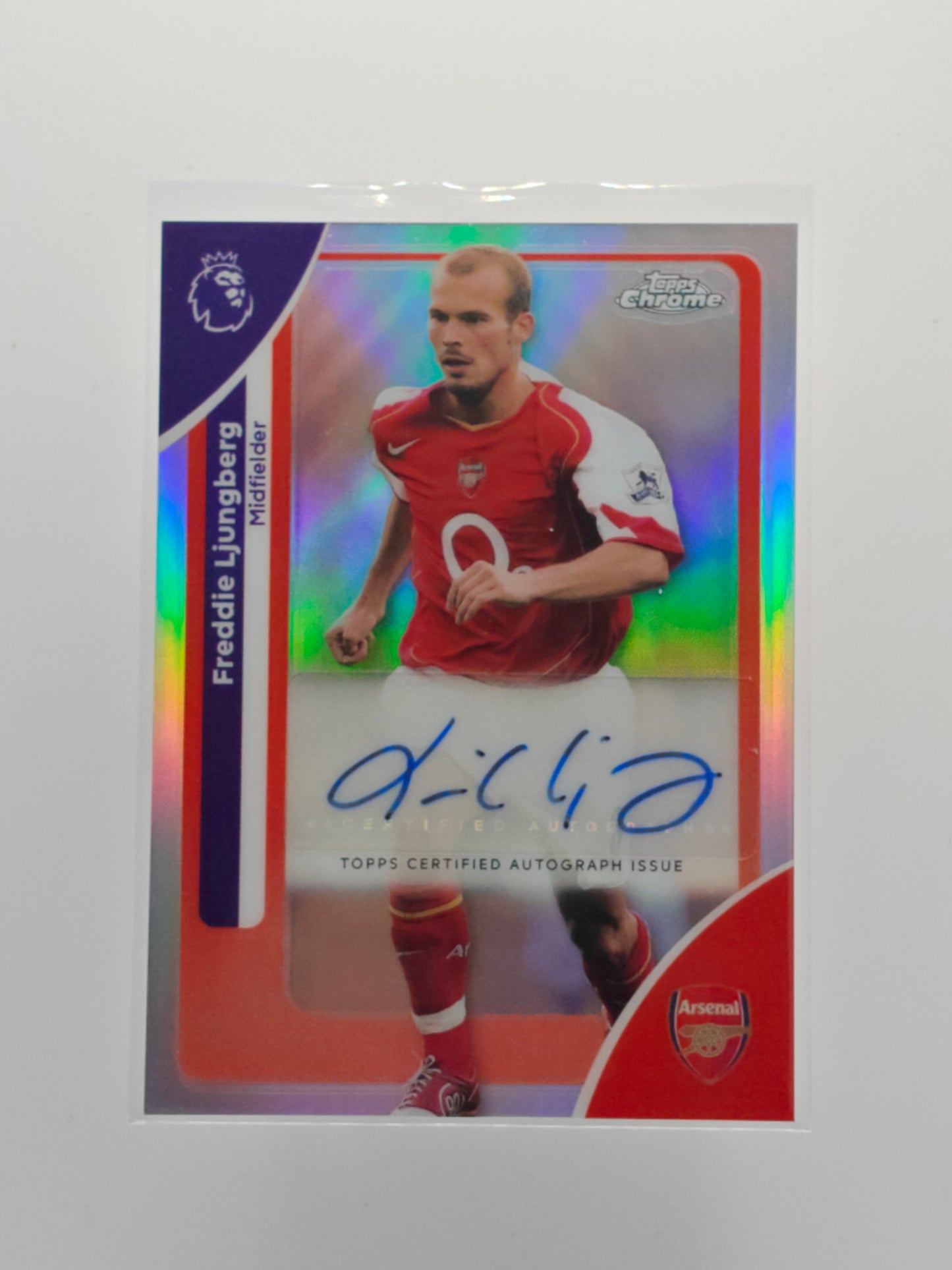 Freddie Ljungberg auto - Topps Chrome PL 25/26