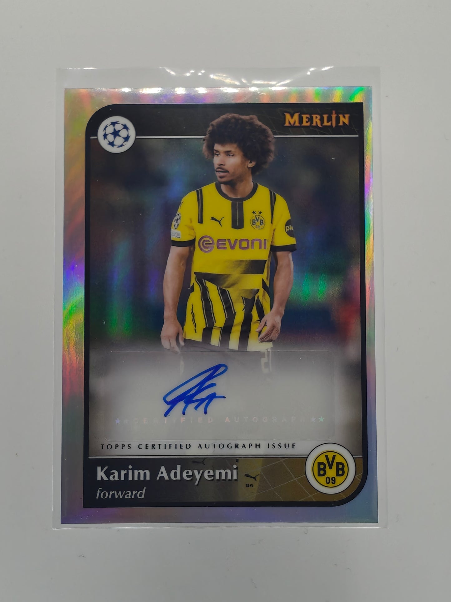 Karim Adeyemi auto - Topps Merlin 24/25