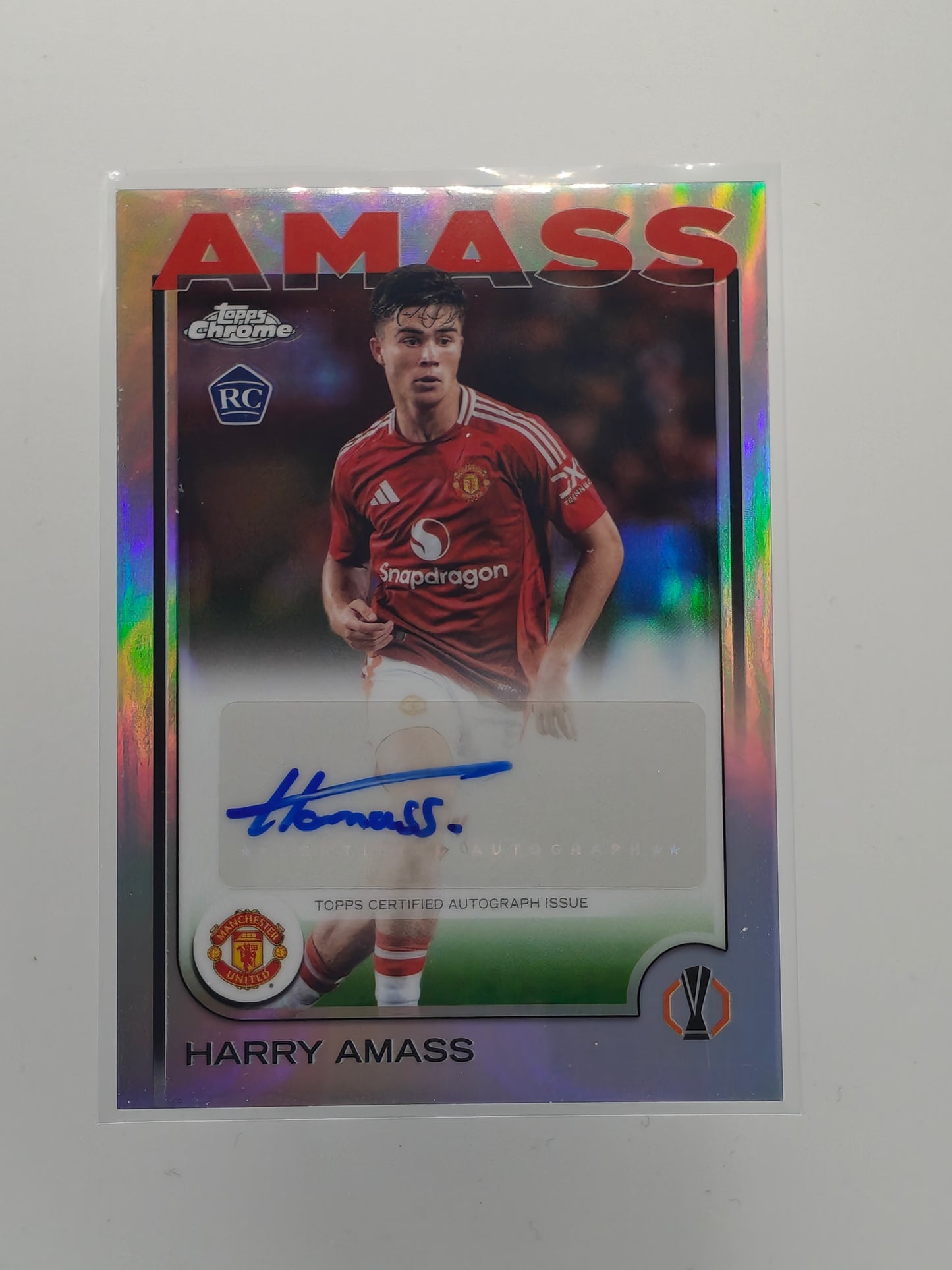 Harry Amass auto rc - Topps Chrome 24/25