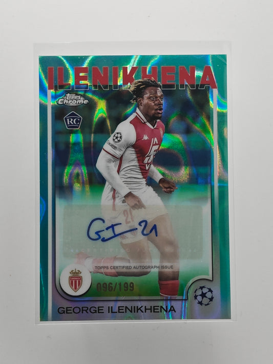 George Ilenikhena auto /199 rc - Topps Chrome 24/25