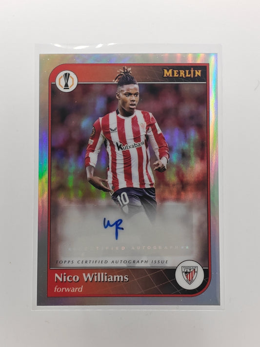 Nico Williams auto - Topps Merlin 24/25