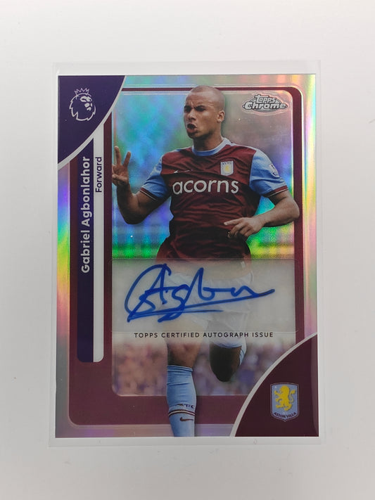Gabriel Agbonlahor auto - Topps Chrome PL 25/26