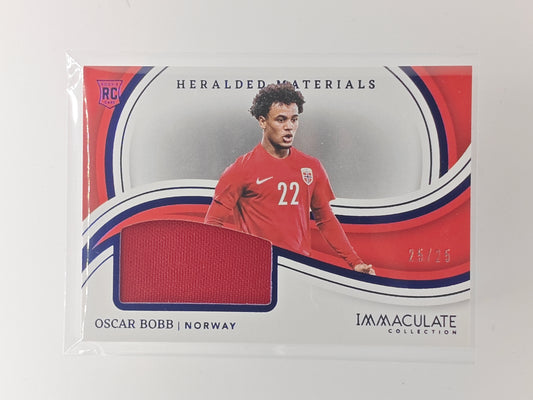 Oscar Bobb patch /25 RC - Panini Immaculate 23/24