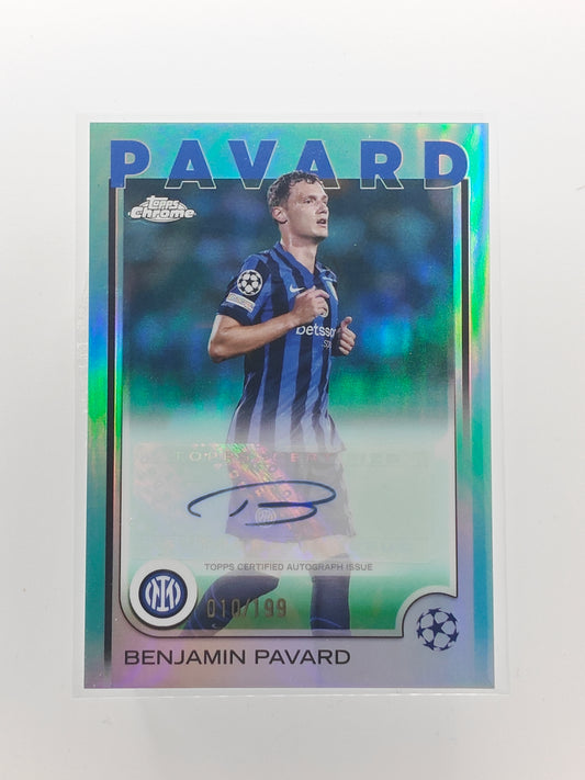 Benjamin Pavard auto /199 - Topps Chrome 24/25
