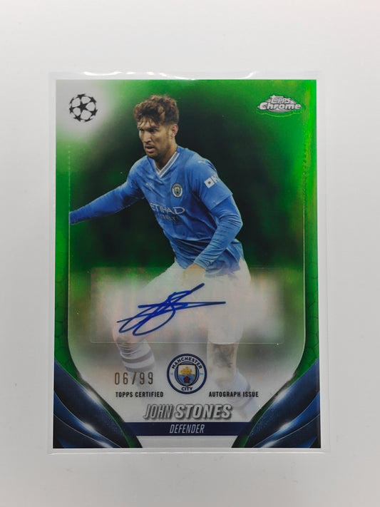 John Stones auto /99 - Topps Chrome 23/24