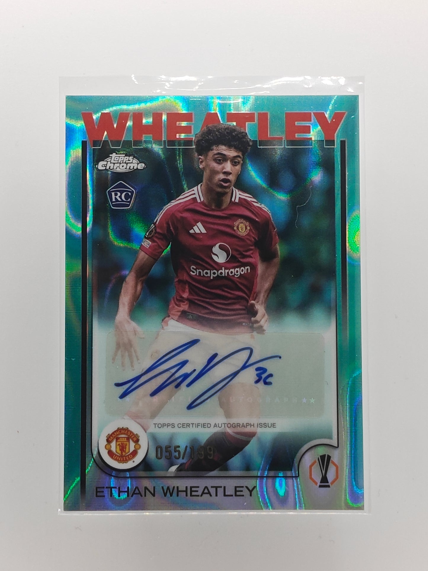 Ethan Wheatley auto /199 rc - Topps Chrome 24/25