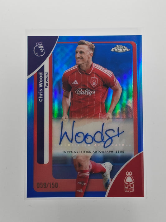 Chris Wood auto /150 - Topps Chrome PL 25/26