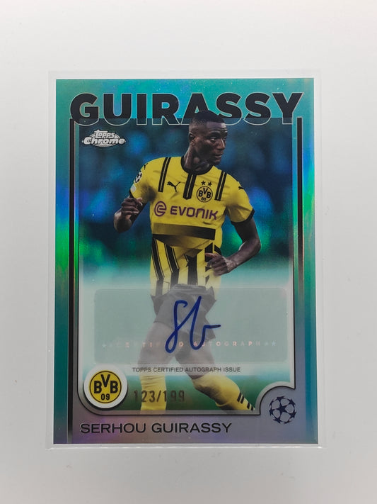 Serhou Guirassy auto /199 - Topps Chrome 24/25
