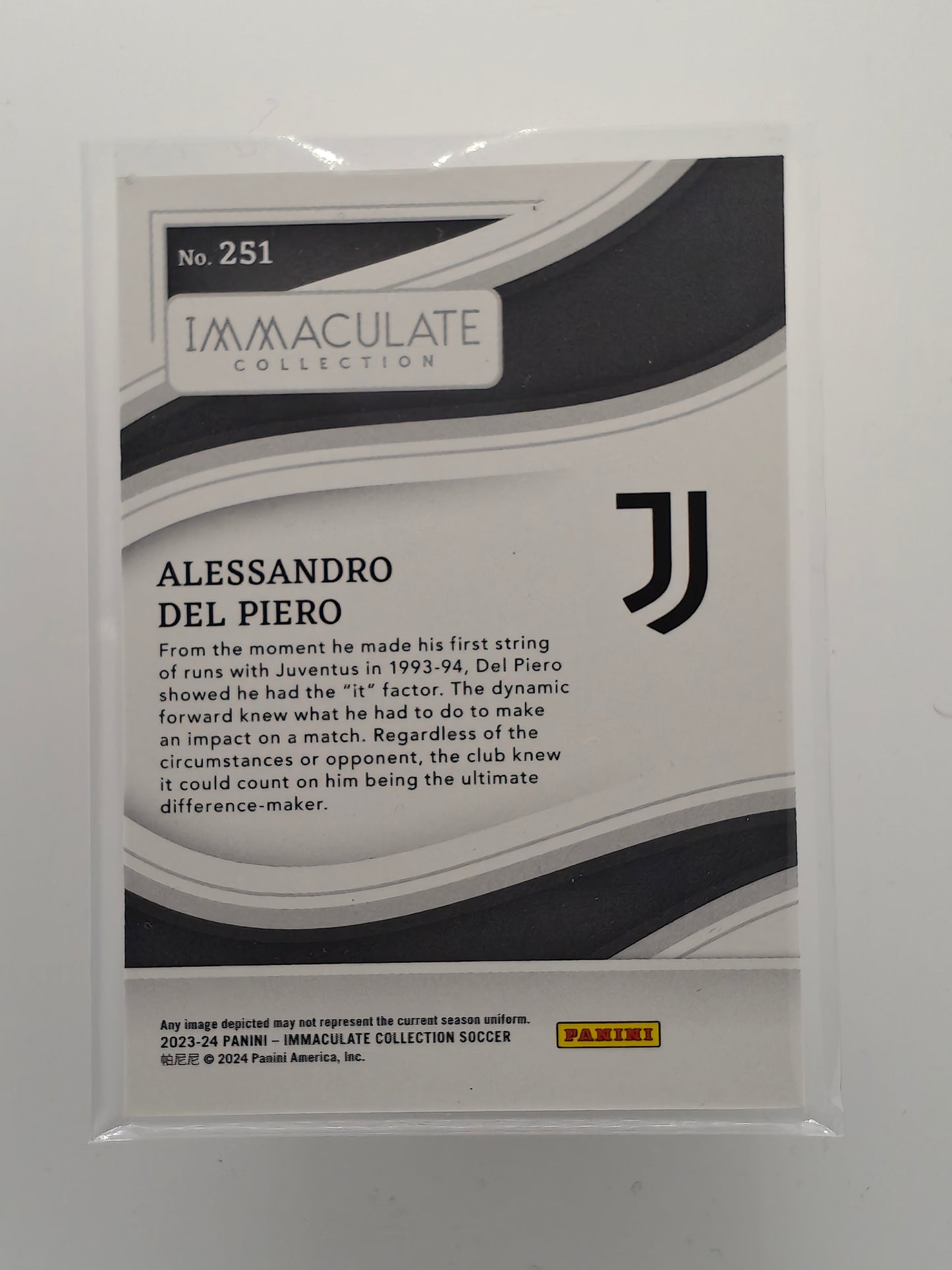Alessandro Del Piero /60 - Panini Immaculate 23/24
