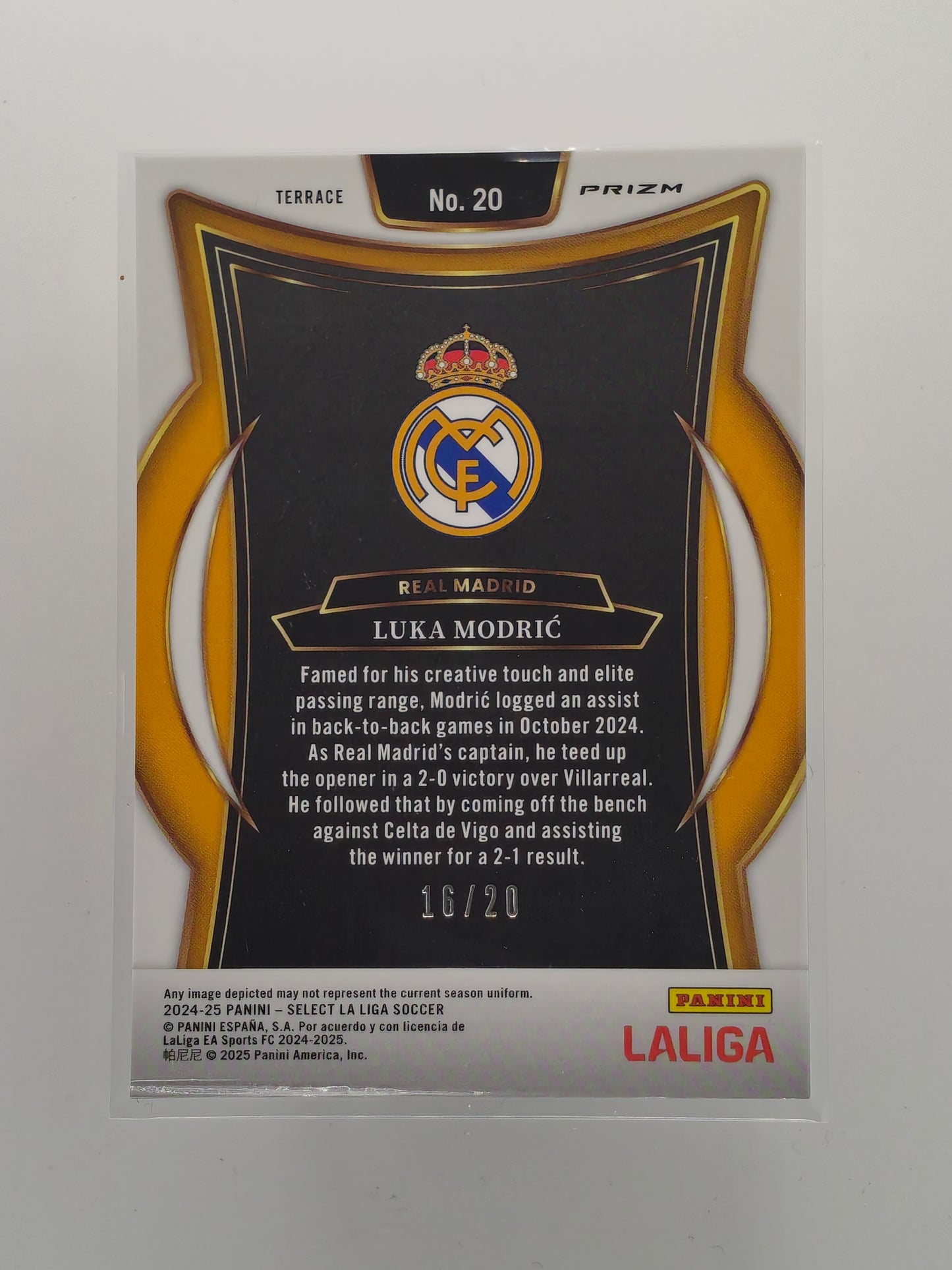 Luka Modric /20 - Panini Select La Liga 24/25