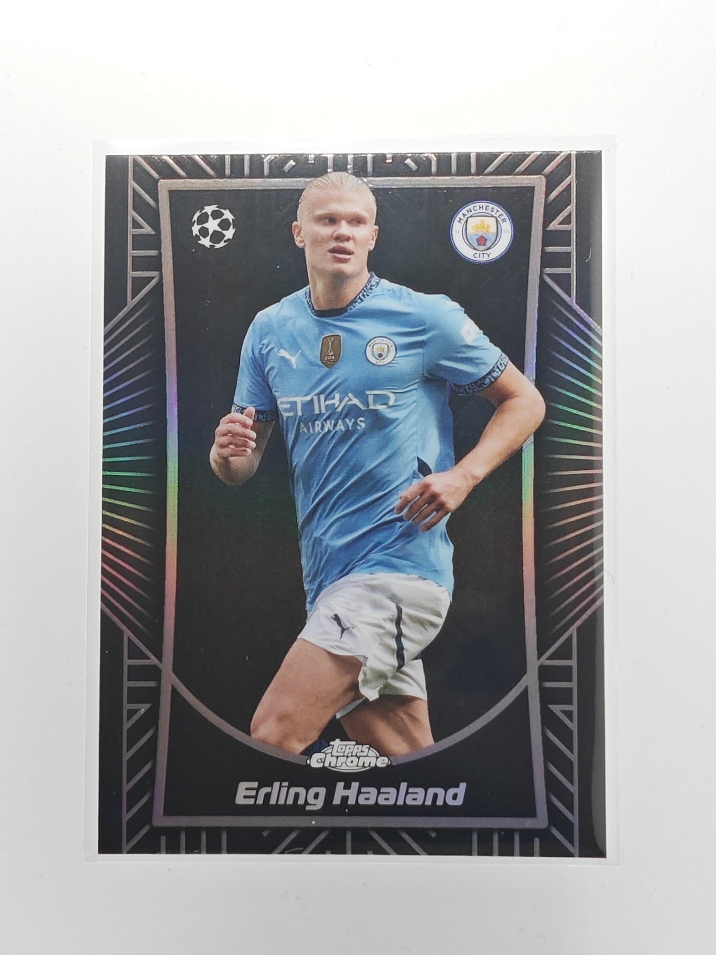 Erling Haaland shadow etch SSP Casehit - Topps Chrome 24/25