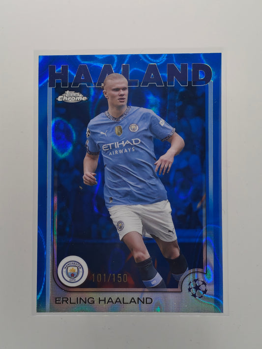Erling Haaland /150 Colormatch - Topps Chrome 24/25