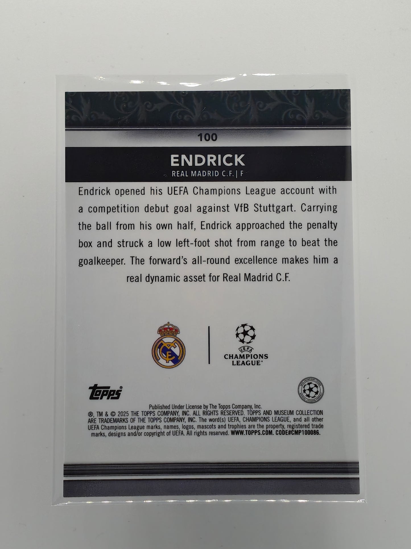 Endrick rc - Topps Museum 24/25