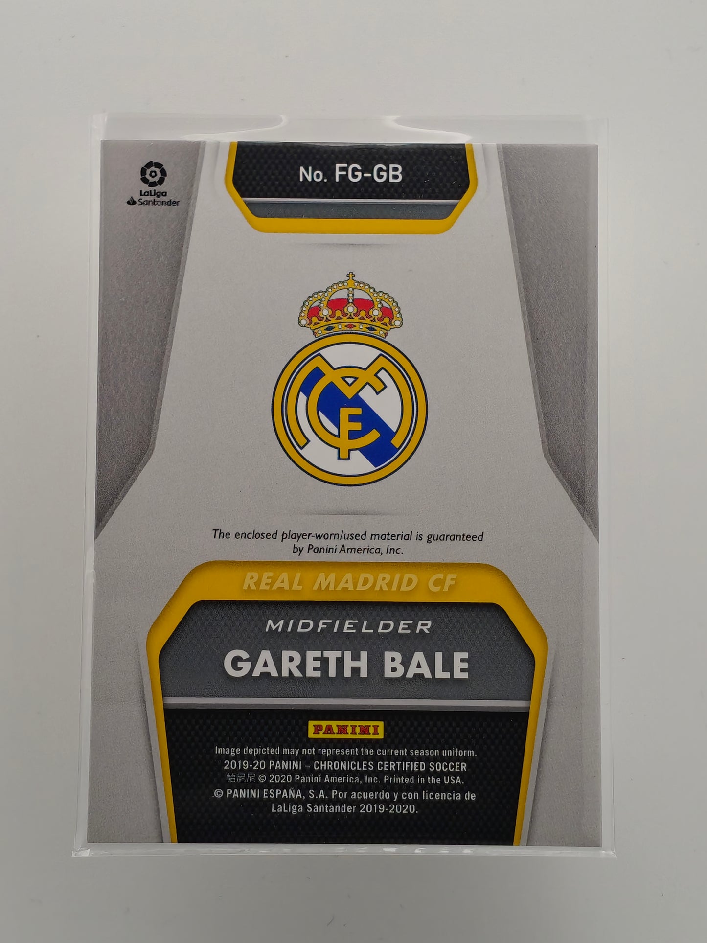 Gareth Bale patch  - Panini Chronicles 19/20