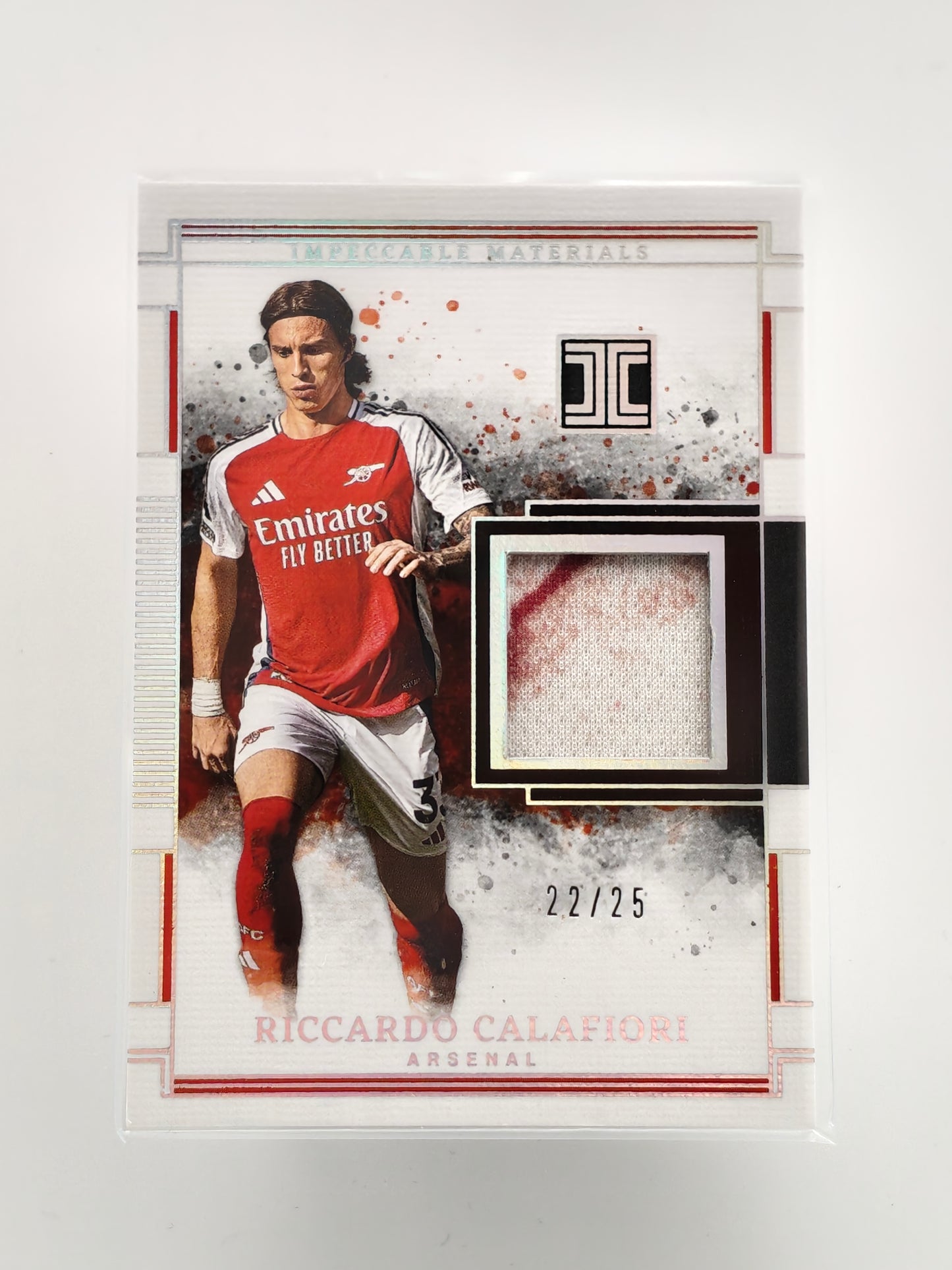 Riccardo Calafiori patch /25 - Panini Impeccable 24/25