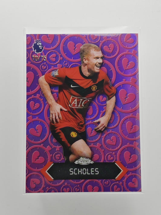 Paul Scholes /75 Heart breaker - Topps Chrome PL 25/26