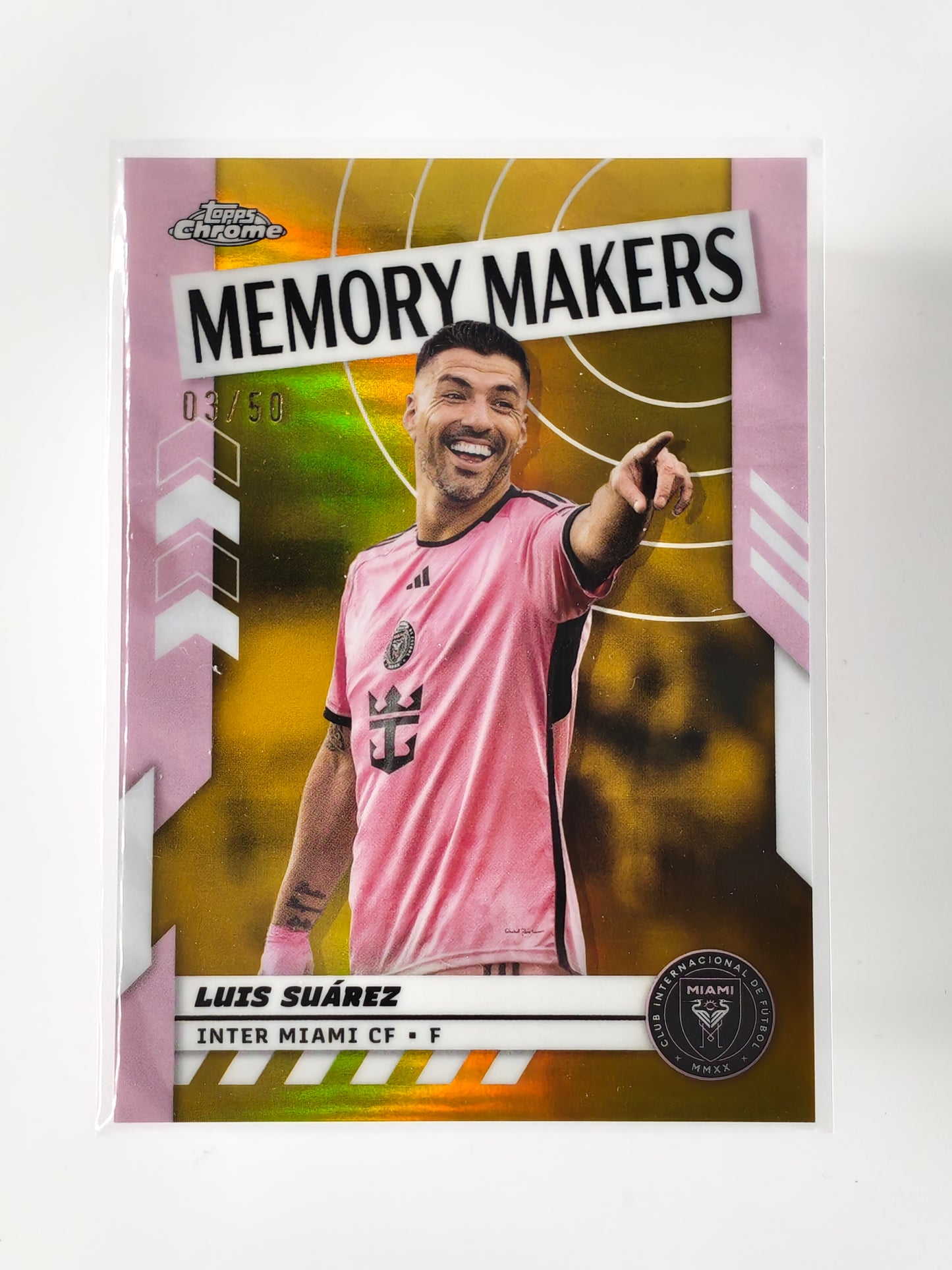 Luis Suarez /50 memory makers - Topps MLS 24