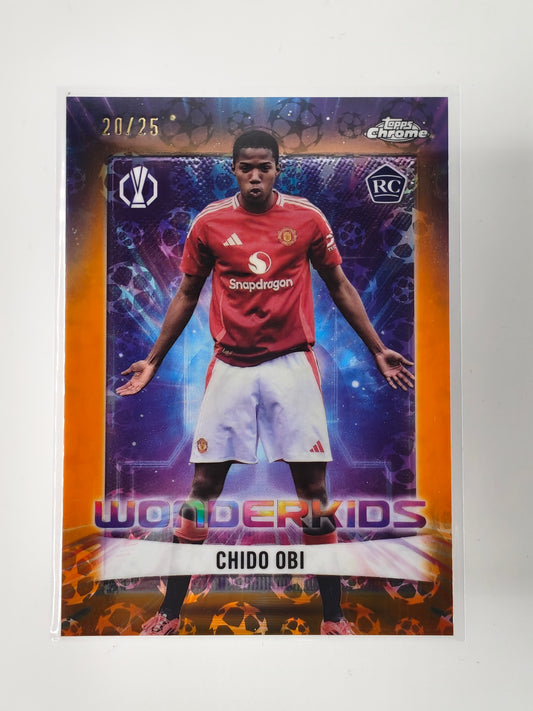 Chido Obi /25 rc wonderkids Logofractor - Topps Chrome 24/25 Logofractor