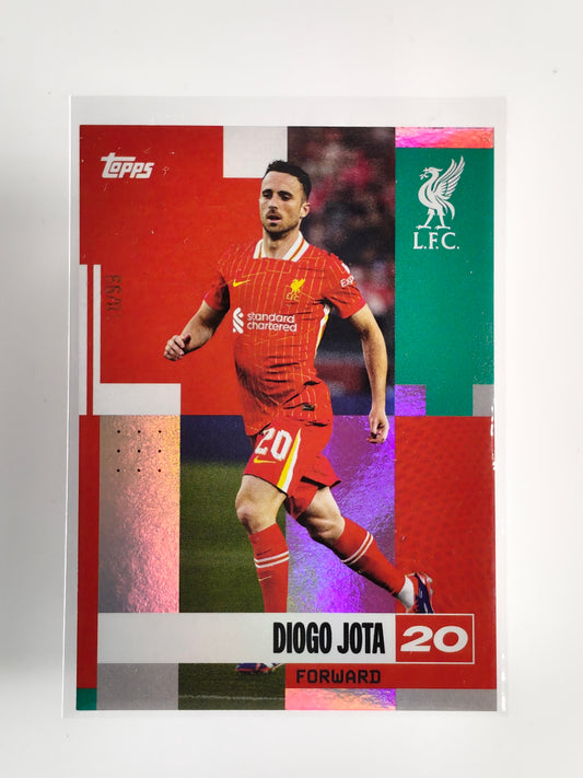 Diogo Jota /99 - Topps Liverpool team set 24/25