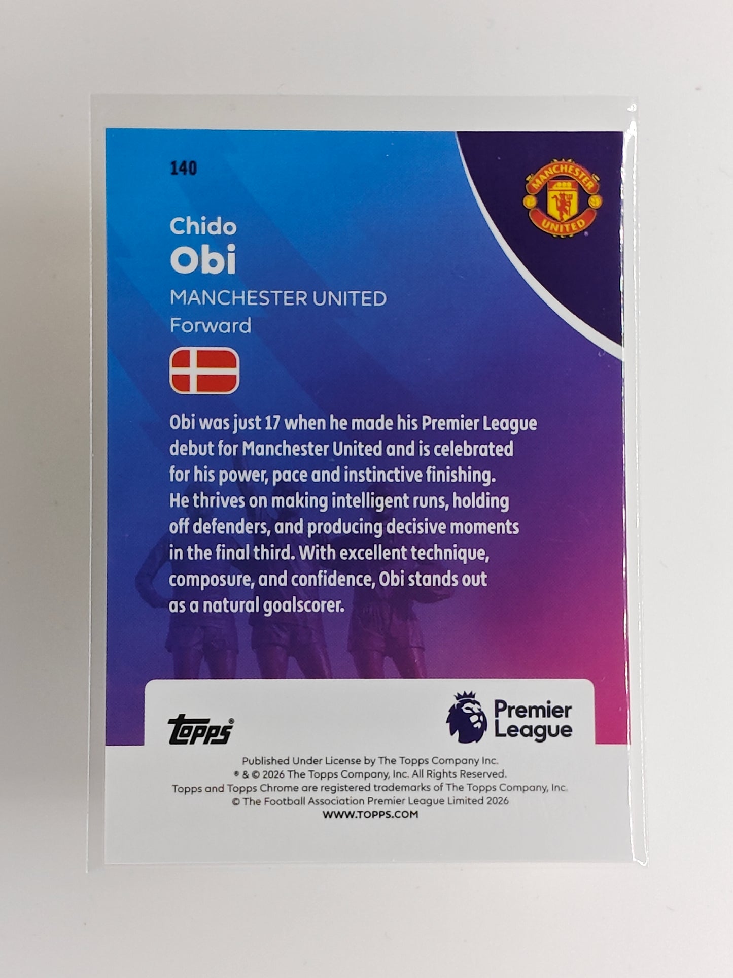 Chido Obi /275 future stars - Topps Chrome PL 25/26
