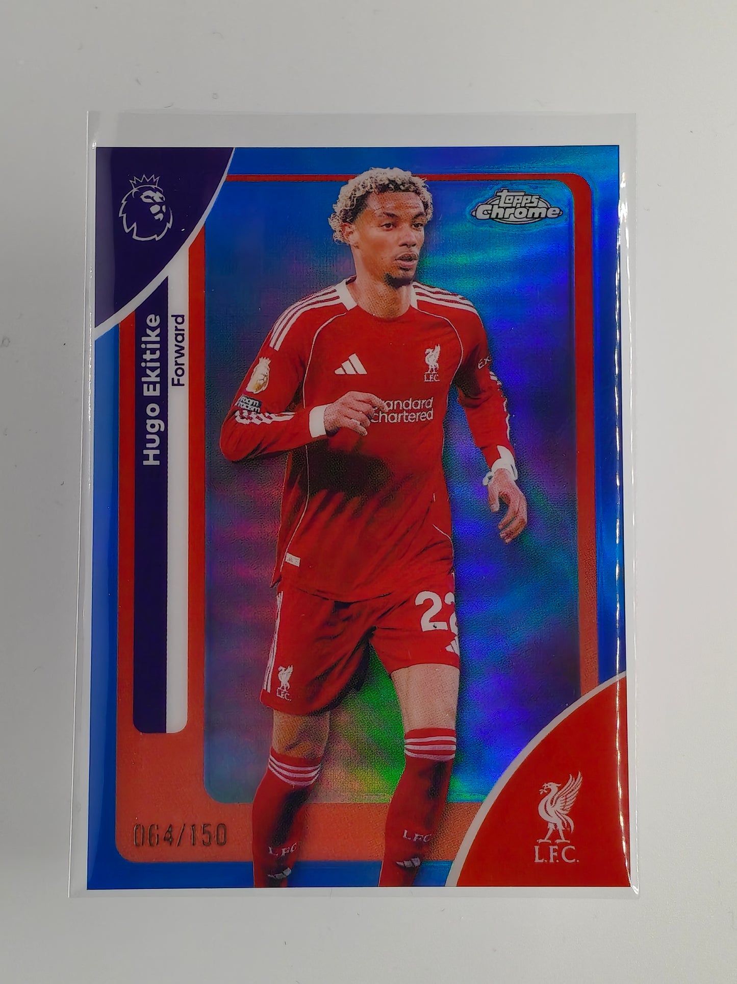 Hugo Ekitike /150 - Topps Chrome PL 25/26