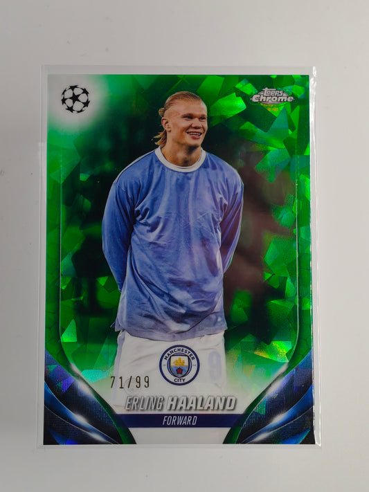 Erling Haaland /99 image variation SP - Topps Sapphire 23/24