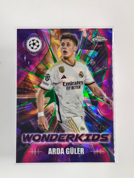 Arda Guler /99 wonderkids - Topps Sapphire 23/24
