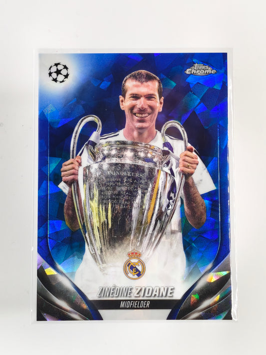 Zinedine Zidane image variation SP - Topps Sapphire 23/24
