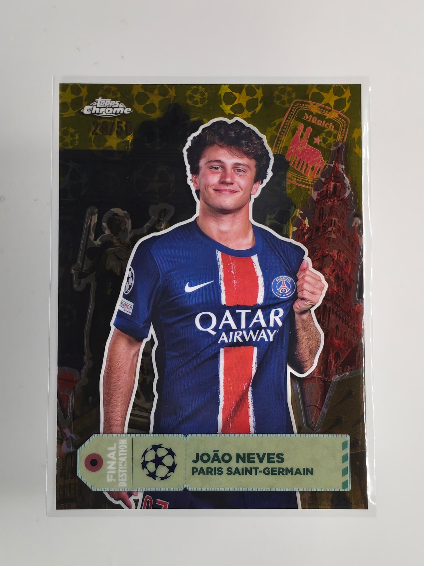 Joao Neves /50 Final destination starball - Topps Chrome 24/25 Logofractor