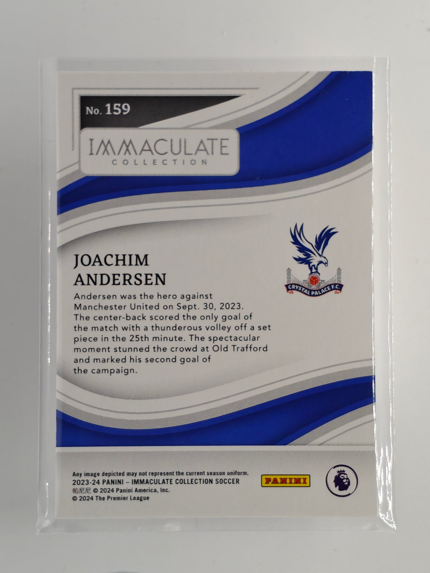 Joachim Andersen /19 - Panini Immaculate 23/24