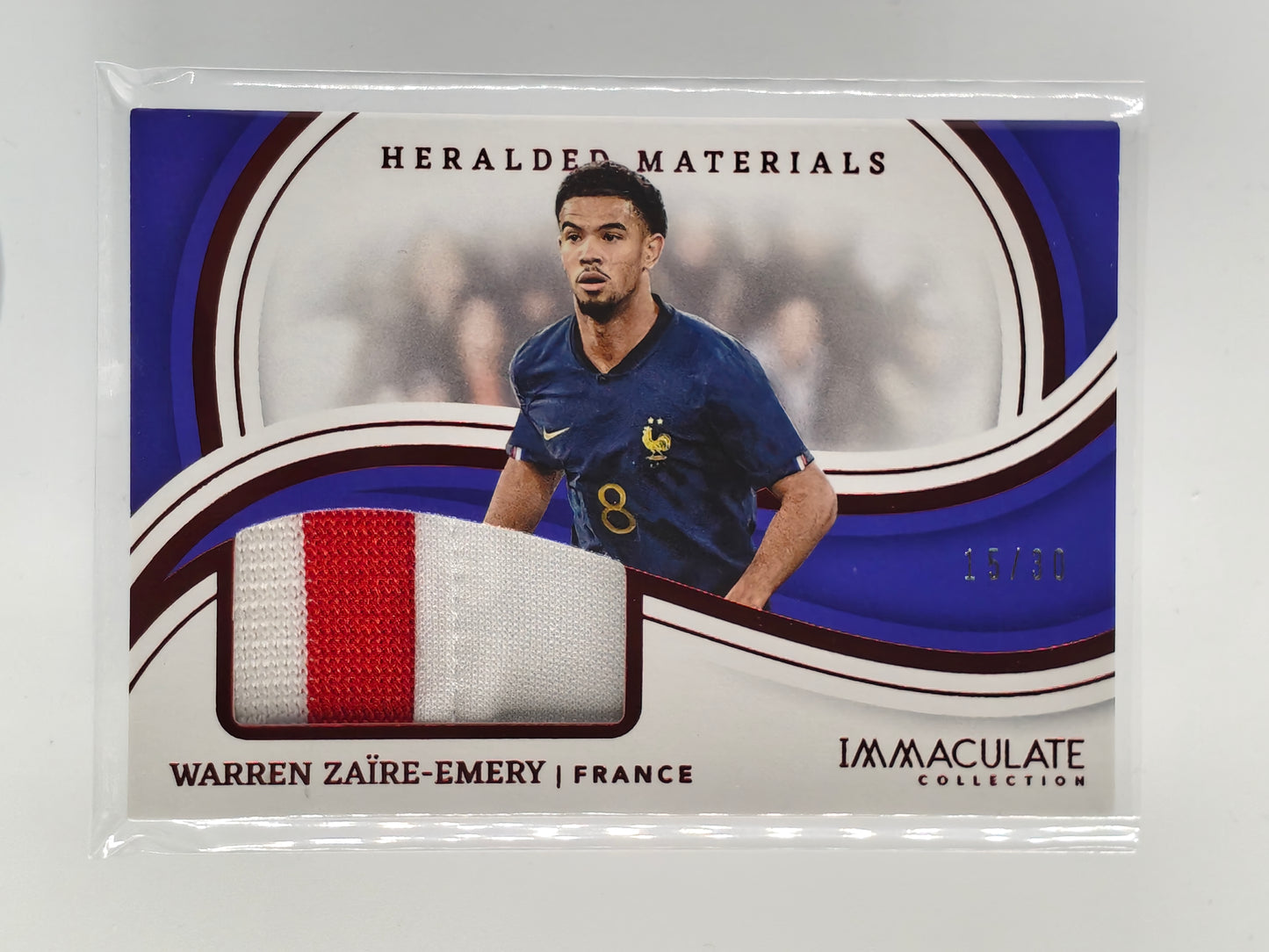 Warren Zaire-Emery patch /30 - Panini Immaculate 23/24