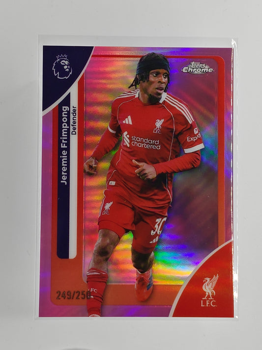 Jeremie Frimpong /250 - Topps Chrome PL 25/26