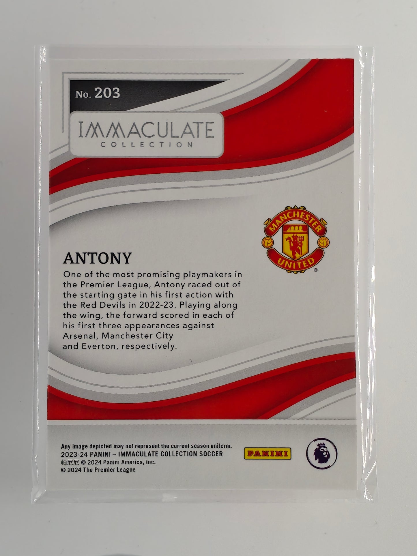 Antony 19/19 - Panini Immaculate 23/24